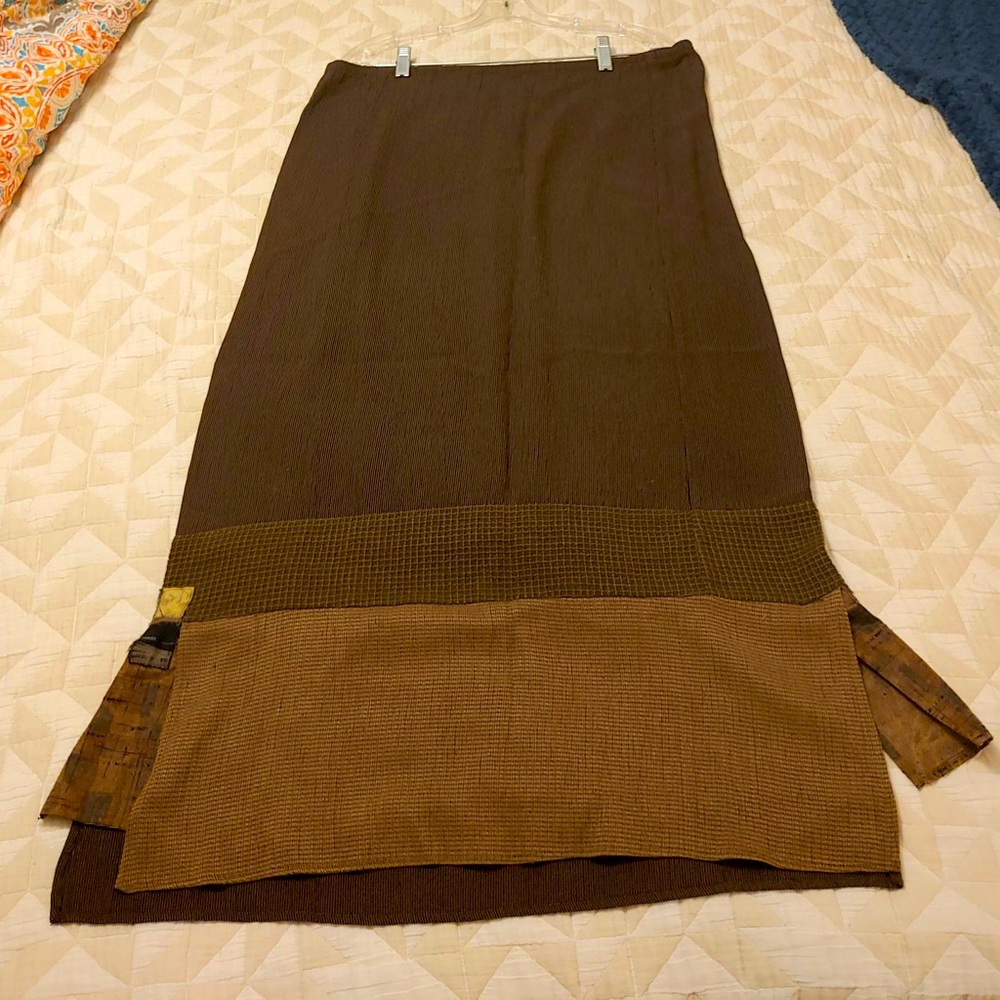 K.d. Spring vintage "wearable art" skirt, size Medium